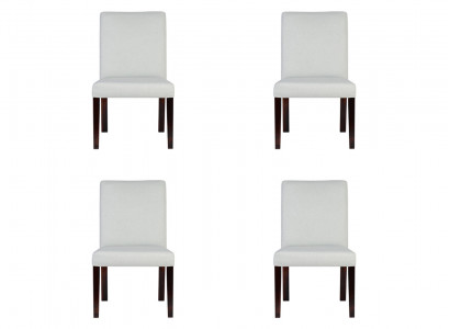 4x chairs chair upholstery design lounge club seat backrest set armchair new